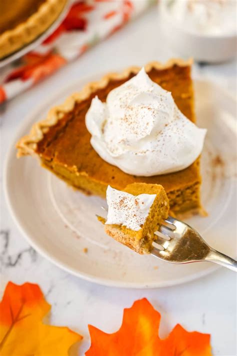 Easy Pumpkin Pie Without Evaporated Milk Get On My Plate