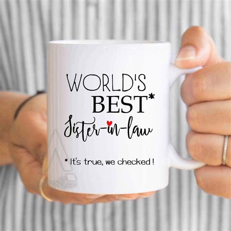Maybe you would like to learn more about one of these? gifts for sister in law, gifts for inlaws "World's best ...