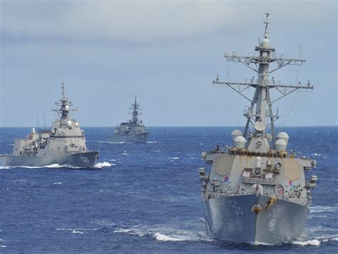 u s navy and jmsdf conducts bilateral advanced warfighting training bawt naval post naval