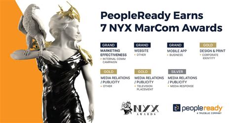 PeopleReady Honored with 7 NYX MarCom Awards | PeopleReady