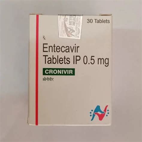 Cronivir Entecavir Tablets 05 Mg At Rs 1130box In Ludhiana Id