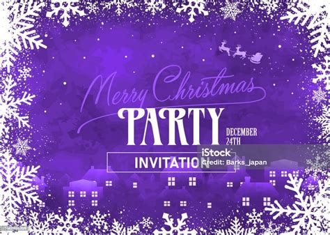 Christmas Party Template Vector Illustration Stock Illustration