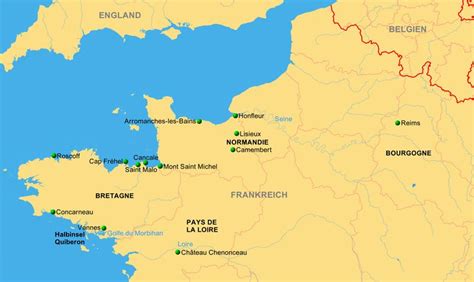 Normandie And Bretagne Cidre Camembert Und Calvados Reiseservice Vogt