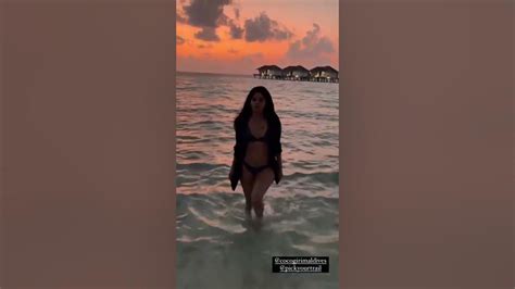 Actress Divya Bharathi Hot Bikini In Maldives Youtube