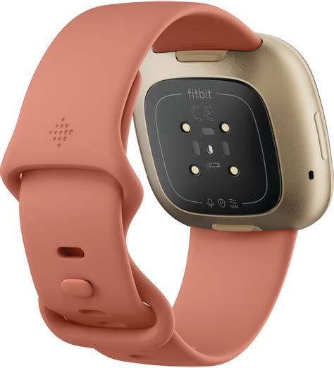 Customer Reviews Fitbit Versa 3 Health And Fitness Smartwatch Soft Gold