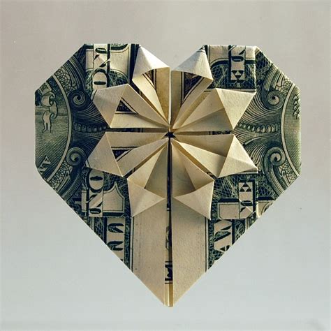 Heart Dollar Origami By Wendysorigami On Etsy