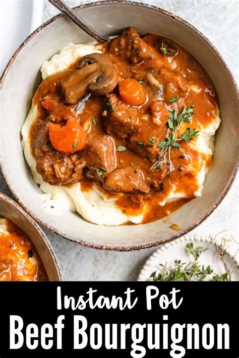 Instant Pot Beef Bourguignon The Foreign Fork