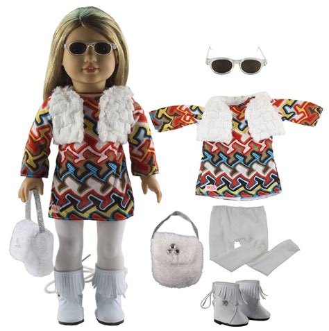 Fashion Doll Clothes Set Toy Clothing Outfit For 18 American Doll