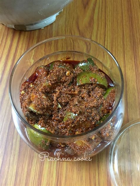 Spicy Mango Pickle Recipe Andhra Style Avakaya Recipe Step By Step