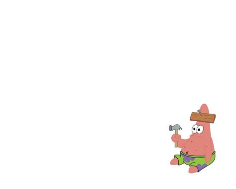 Patrick Star White Backgrounds Patrick Star Wallpapers