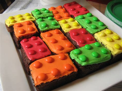 Lego Brownies Build A Better Snack With Lego Themed Treats Popsugar