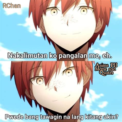 Anime Meme Anime Quotes Filipino Pick Up Lines Tagalog Quotes Hugot