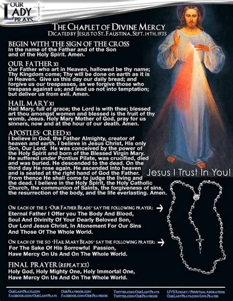Pin By A Kresha On Icatholic Divine Mercy Prayer Divine Mercy Rosary