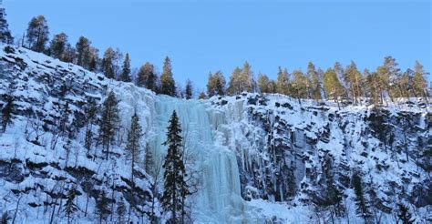 Rovaniemi Frozen Waterfalls Of Korouoma Canyon Hike Getyourguide