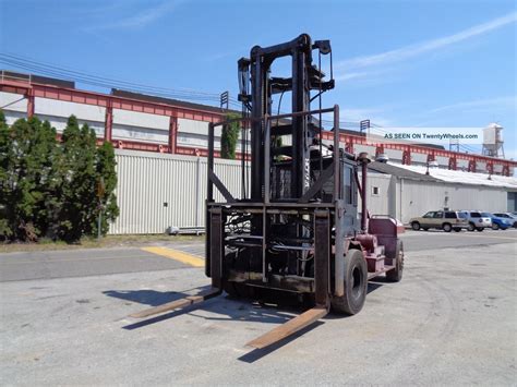 Taylor Thd360l 36 000ln Forklift Enclosed Cab Side Shift Fork