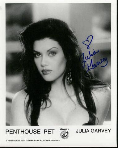 Autograph Julia Garvey Signed Photo Penthouse