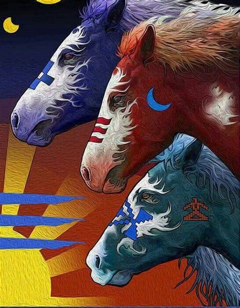 Painted Indian Ponies Native American Horses Native American