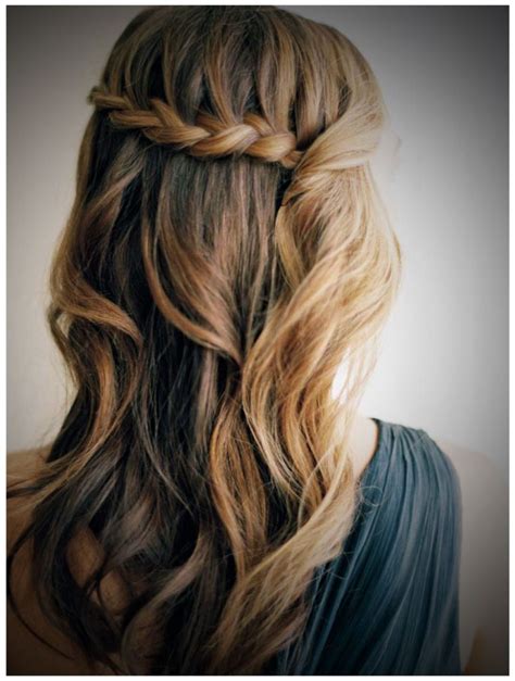 Then cross the bottom section over the (new) middle section. Waterfall braid Pixie & Black hairstyle 2021 Ideas for Girls