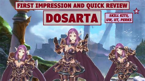 Kings Raid Dosarta First Impression And Quick Review Youtube
