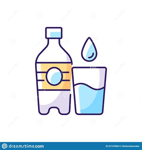 Water Rgb Color Icon Stock Vector Illustration Of Liquid 221478604