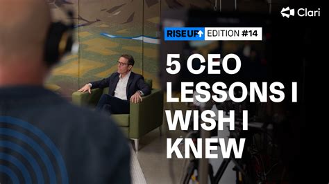 5 Things I Wish Someone Told Me Before I Became A Ceo
