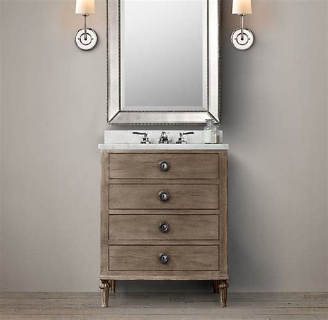 The powder room is a toilet reserved for guests. Maison Powder Room Vanity Sink | Powder room vanity ...