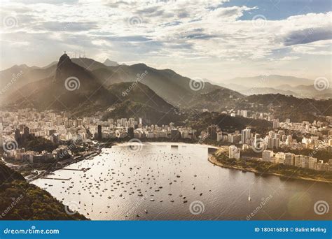 Botafogo Bay Rio De Janeiro Stock Photo Image Of Brazil Cloudy