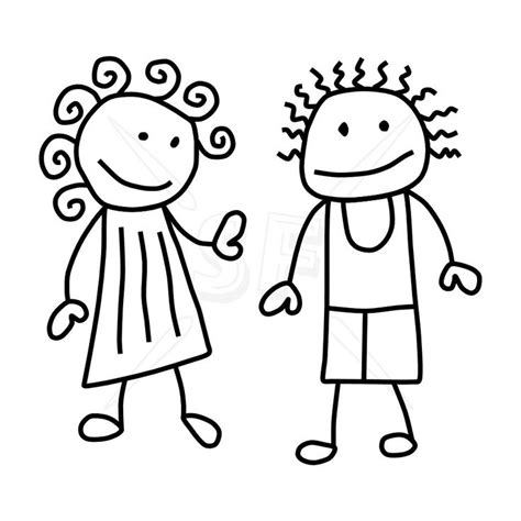 Kids Clipart Black And White Free Download On Clipartmag