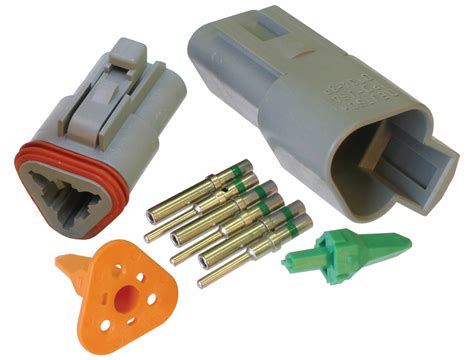 Deutsch Dt Way Pin Electrical Connector Plug Kit Fuse Factory