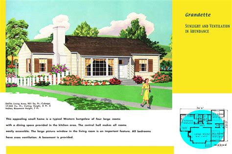 Ranch house plans are popular again. 1950s House Plans for Popular Ranch Homes