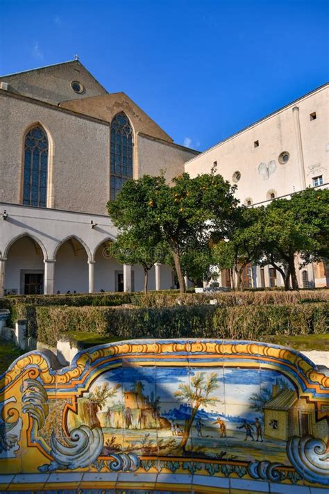 the santa chiara monastery in naples italy editorial stock image image of culture museum