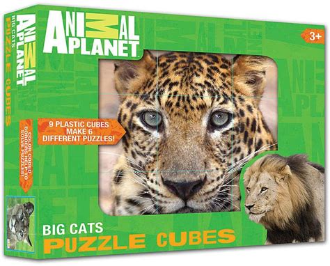 Big Cats Puzzle Cube Set Cat Puzzle Big Cats Cube Puzzle