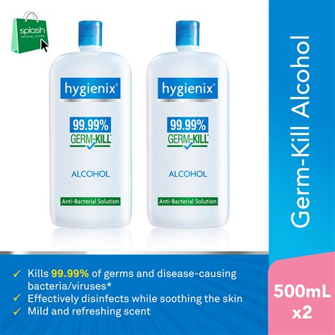 Hygienix Germ Kill Alcohol 500ml Set Of 2 Lazada Ph