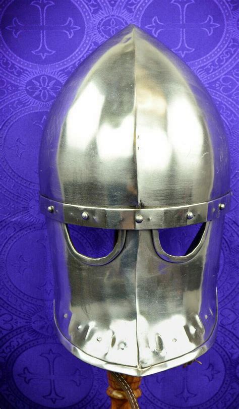 Medieval Full Face Viking Helmet Rplica Mask Helmet 18ga Sca Ebay