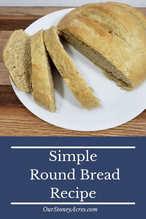 Rustic Round Bread Recipe Food Recipes Real Food Recipes Easy