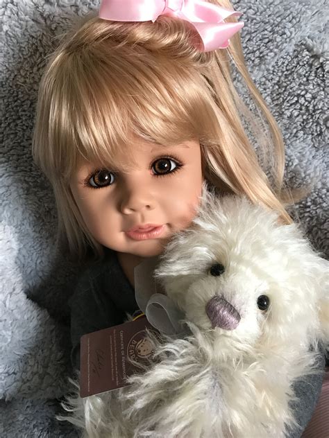 Masterpiece Doll Julia And Charlie Bear Lifelike Dolls Realistic Dolls Teddy Toys