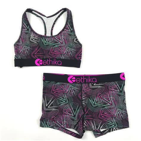 Ethika Staple Boxer Brief And Sports Bra Set In Upscale Wlus1302 R