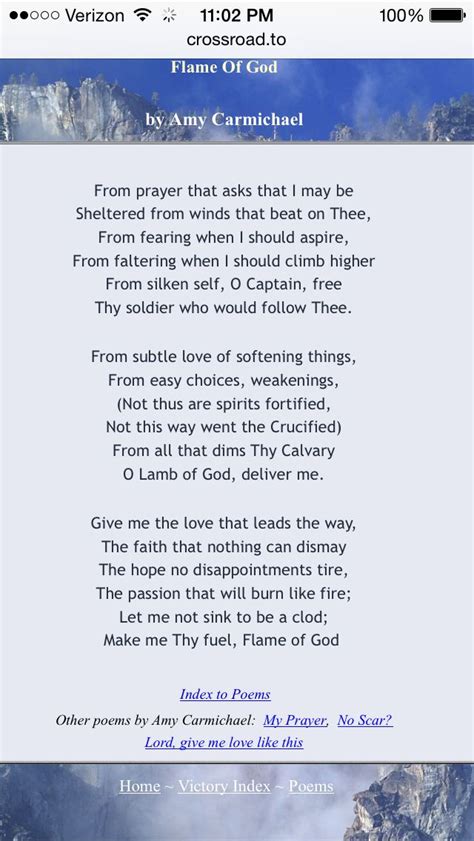 The Poem Is Displayed On An Iphone Screen