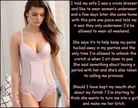 Pin By Ethan Matthews On Bras And Panties Humiliation Captions Girly Captions Crossdressers