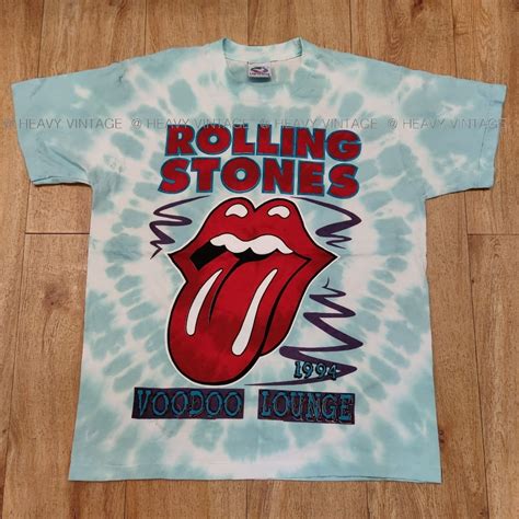 Green Rolling Stones Voodoo Lounge World Tour 1994 เสื้อวง เสื้อทัวร์