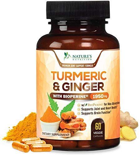 Turmeric Curcumin With Ginger Curcuminoids Mg With Bioperine Black