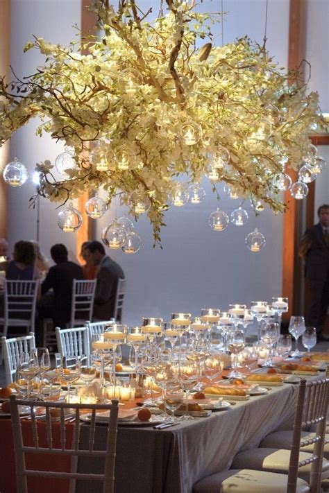 Floral Chandelier Wedding Table Centerpieces Wedding Centerpieces