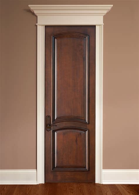 Custom Wood Interior Doors Custom 2 Arched Interior Wood Door With