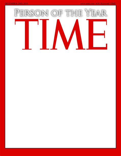 Blank Time Magazine Covers