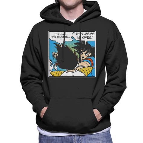 A popular phrase originating from akira toriyama's dragon ball z. went viral after gaining attention on youtube, 4chan, and other social media sites. Dragon Ball Z Vegeta Its Over 9000 Meme Men's Hooded Sweatshirt | Fruugo US