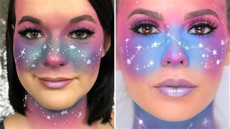 Galaxy Makeup Tutorial Using Morphe Pallets Inspo Laura Lee Los