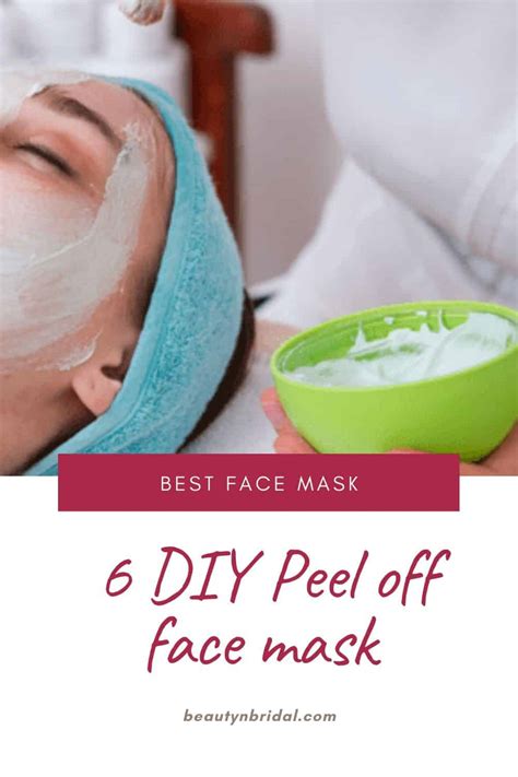 Diy Peel Off Face Mask For Facial With Or Without Gelatin Glue Charcoal