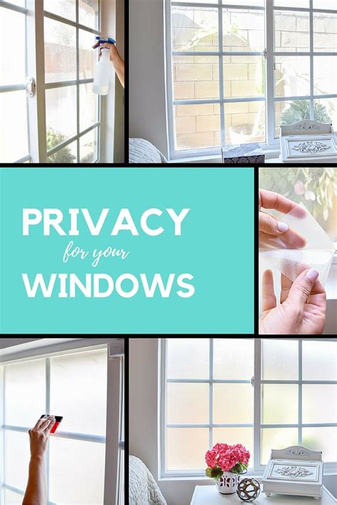 Cover Your Windows With Static Cling Privacy Film Easy To Apply Simply