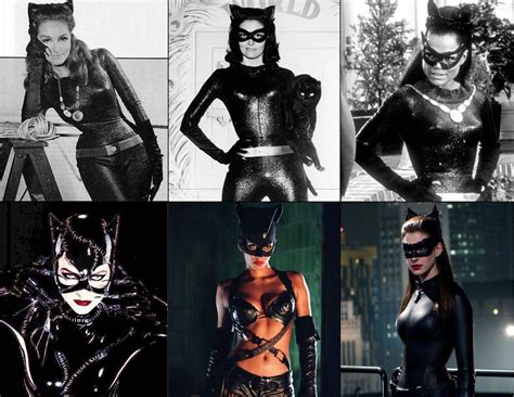 the evolution of catwoman julie newmar eartha kit michelle pfeiffer halle berry anne