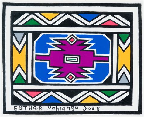Esther Mahlangu Art For Sale Bio And Auction Results